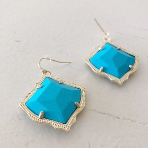 Kendra Scott Aqua Blue Earrings